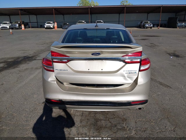 2017 Ford Fusion Hybrid Titanium მანქანა იყიდება აუქციონზე, vin: 3FA6P0RU6HR287602, აუქციონის ნომერი: 46162466