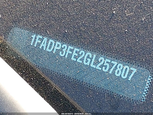 Ford FOCUS SE 2016 1FADP3FE2GL257807 Image 9