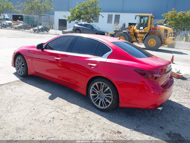 2018 Infiniti Q50 3.0t Red Sport 400 მანქანა იყიდება აუქციონზე, vin: JN1FV7AR6JM700121, აუქციონის ნომერი: 46162502