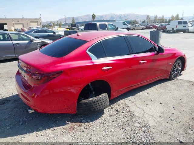 2018 Infiniti Q50 3.0t Red Sport 400 მანქანა იყიდება აუქციონზე, vin: JN1FV7AR6JM700121, აუქციონის ნომერი: 46162502