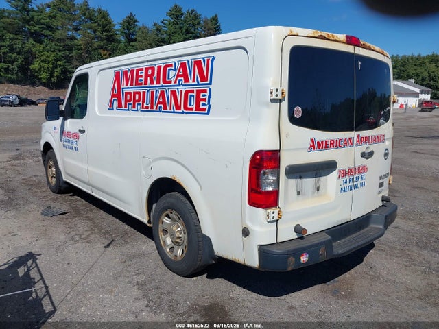 2015 Nissan Nv Cargo Nv2500 Hd Sv V6 მანქანა იყიდება აუქციონზე, vin: 1N6BF0KX4FN809494, აუქციონის ნომერი: 46162522