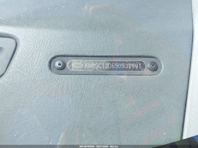 2005 Hyundai Santa Fe Gls მანქანა იყიდება აუქციონზე, vin: KM8SC13D65U931991, აუქციონის ნომერი: 46162539