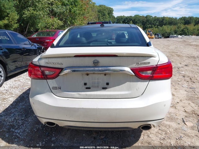 2016 Nissan Maxima 3.5 Platinum მანქანა იყიდება აუქციონზე, vin: 1N4AA6AP2GC436850, აუქციონის ნომერი: 46162570