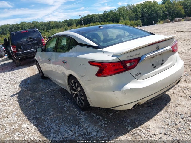2016 Nissan Maxima 3.5 Platinum მანქანა იყიდება აუქციონზე, vin: 1N4AA6AP2GC436850, აუქციონის ნომერი: 46162570