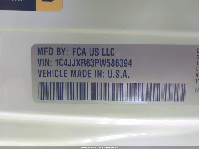 Продажа на аукционе авто 2023 Jeep Wrangler 4xe Rubicon 4x4, vin: 1C4JJXR63PW586394, номер лота: 46162757