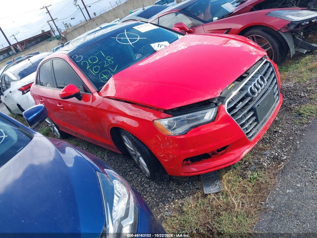 2016 Audi A3 2.0t Premium მანქანა იყიდება აუქციონზე, vin: WAUB8GFF1G1066046, აუქციონის ნომერი: 46163102