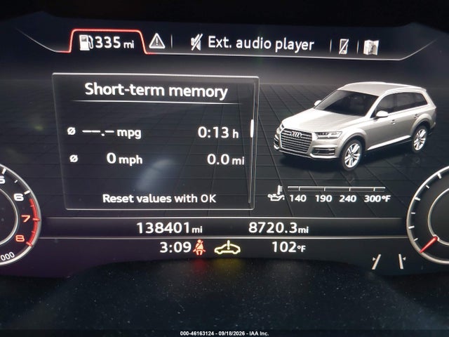 46163124 :رقم المزاد ، WA1VAAF75KD035832 vin ، 2019 Audi Q7 55 Premium مزاد بيع