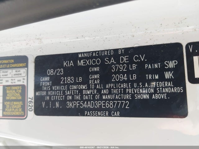 KIA Forte Gt-line 2023 3KPF54AD3PE687772 Image 9