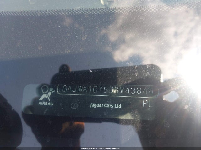 46163301 :رقم المزاد ، SAJWA1C75D8V43844 vin ، 2013 Jaguar Xj مزاد بيع