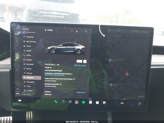 2021 Tesla Model S Long Range Dual Motor All-wheel Drive მანქანა იყიდება აუქციონზე, vin: 5YJSA1E52MF428238, აუქციონის ნომერი: 46163319