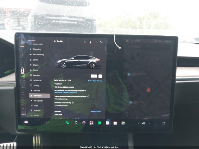 2021 Tesla Model S Long Range Dual Motor All-wheel Drive მანქანა იყიდება აუქციონზე, vin: 5YJSA1E52MF428238, აუქციონის ნომერი: 46163319