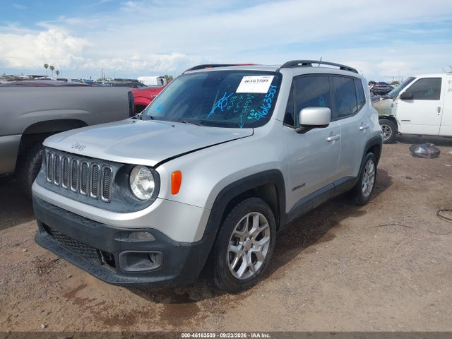 2016 Jeep Renegade Latitude მანქანა იყიდება აუქციონზე, vin: ZACCJABT1GPD44335, აუქციონის ნომერი: 46163509