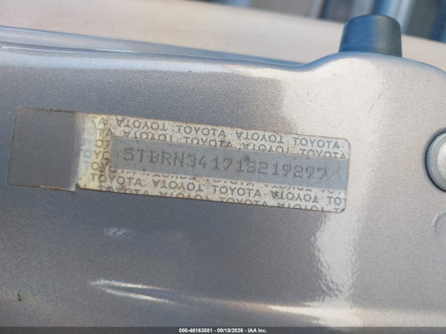46163581 :رقم المزاد ، 5TBRN34171S219297 vin ، 2001 Toyota Tundra Sr5 مزاد بيع