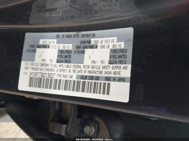 Mazda Cx-3 Touring 2016 JM1DKFC79G0139027 Image 9