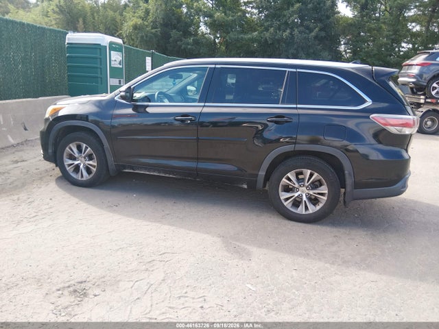 2015 Toyota Highlander Xle V6 მანქანა იყიდება აუქციონზე, vin: 5TDJKRFH2FS218866, აუქციონის ნომერი: 46163726
