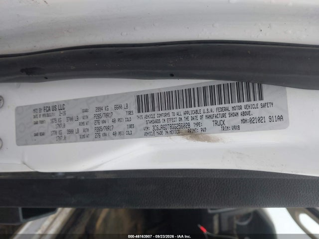 Aukcja sprzedaży 2016 Ram 1500 Tradesman, vin: 3C6JR6DT8GG256028, numer aukcji: 46163907