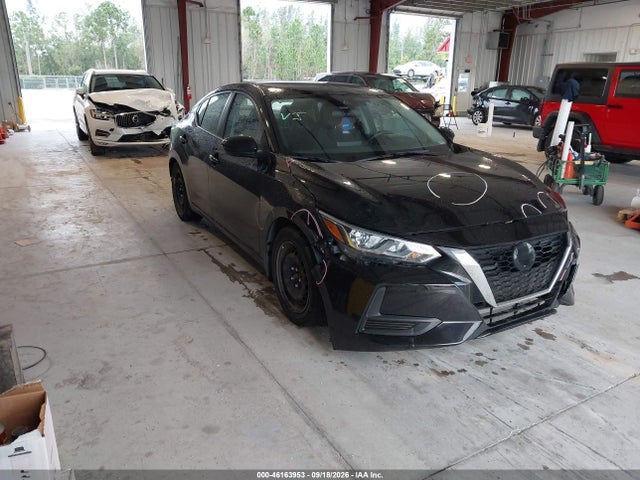 2022 Nissan Sentra S Xtronic Cvt მანქანა იყიდება აუქციონზე, vin: 3N1AB8BVXNY223698, აუქციონის ნომერი: 46163953