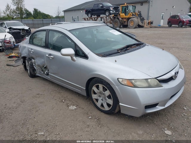 46163962 :رقم المزاد ، 2HGFA1F52AH575683 vin ، 2010 Honda Civic Lx مزاد بيع