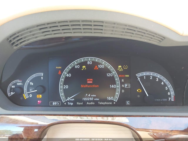 Aukcja sprzedaży 2010 Mercedes-benz S 400 Hybrid, vin: WDDNG9FB0AA303490, numer aukcji: 46164005