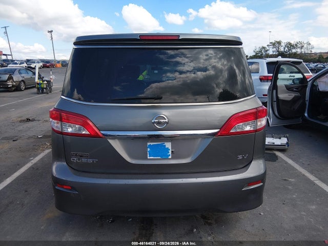 2015 Nissan Quest Sv მანქანა იყიდება აუქციონზე, vin: JN8AE2KP0F9121292, აუქციონის ნომერი: 46164021