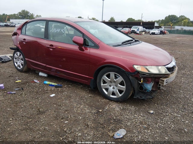 46164042 :رقم المزاد ، 19XFA1F51AE004860 vin ، 2010 Honda Civic Lx مزاد بيع