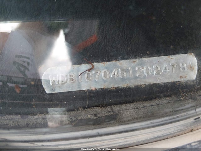 Aukcja sprzedaży 1983 Mercedes-benz N/a, vin: WDB10704512024781, numer aukcji: 46164047