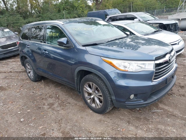 Aukcja sprzedaży 2015 Toyota Highlander Xle V6, vin: 5TDJKRFH3FS208539, numer aukcji: 46164079
