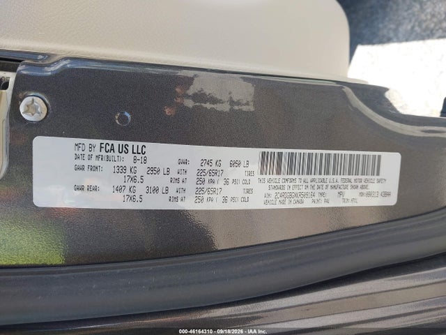 Aukcja sprzedaży 2019 Dodge Grand Caravan Se, vin: 2C4RDGBGXKR509164, numer aukcji: 46164310