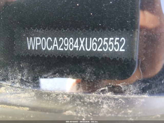 46164483 :رقم المزاد ، WP0CA2984XU625552 vin ، 1999 Porsche Boxster مزاد بيع
