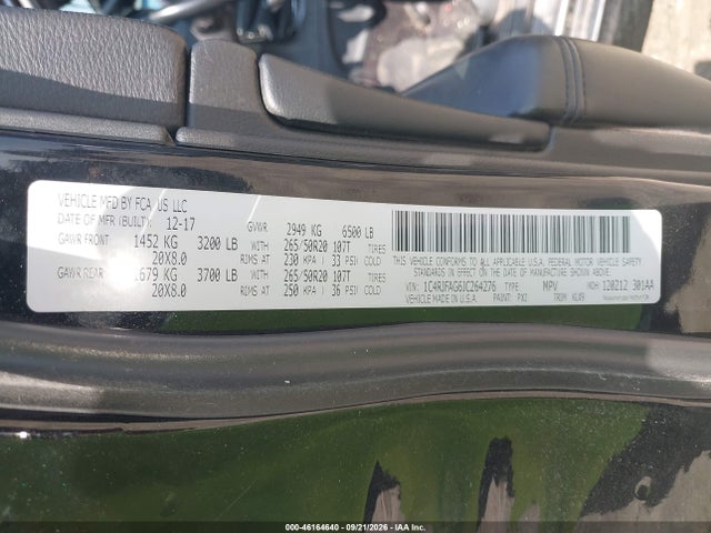 Продаж на аукціоні авто 2018 Jeep Grand Cherokee Altitude 4x4, vin: 1C4RJFAG6JC264276, номер лоту: 46164640