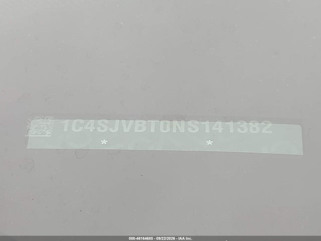 2022 Jeep Wagoneer Series Ii 4x4 მანქანა იყიდება აუქციონზე, vin: 1C4SJVBT0NS141382, აუქციონის ნომერი: 46164685