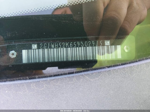 46165029 :رقم المزاد ، 2G1WH52K659302915 vin ، 2005 Chevrolet Impala Ls مزاد بيع