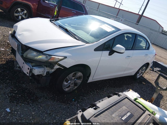 Aukcja sprzedaży 2013 Honda Civic Lx, vin: 19XFB2F58DE221622, numer aukcji: 46165154