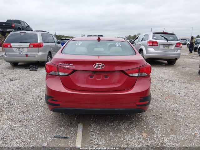 2015 Hyundai Elantra Se მანქანა იყიდება აუქციონზე, vin: KMHDH4AE0FU225544, აუქციონის ნომერი: 46165416