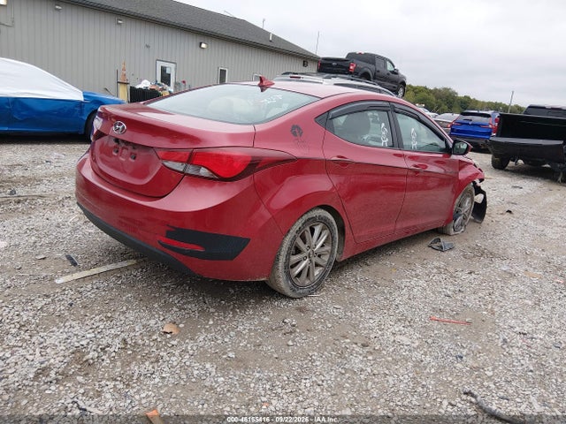 2015 Hyundai Elantra Se მანქანა იყიდება აუქციონზე, vin: KMHDH4AE0FU225544, აუქციონის ნომერი: 46165416