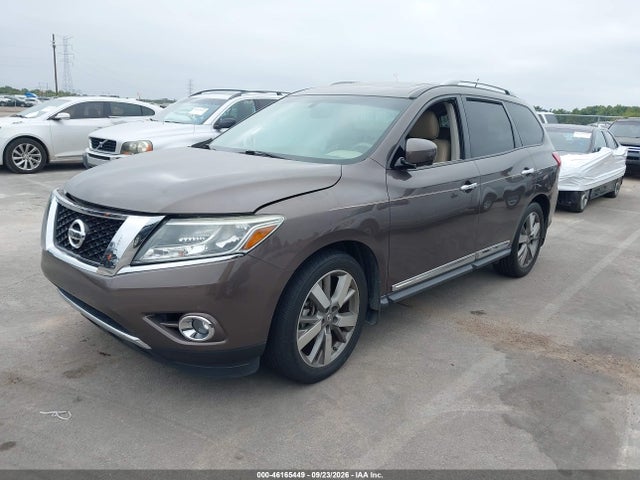 46165449 :رقم المزاد ، 5N1AR2MN4FC639853 vin ، 2015 Nissan Pathfinder Platinum مزاد بيع