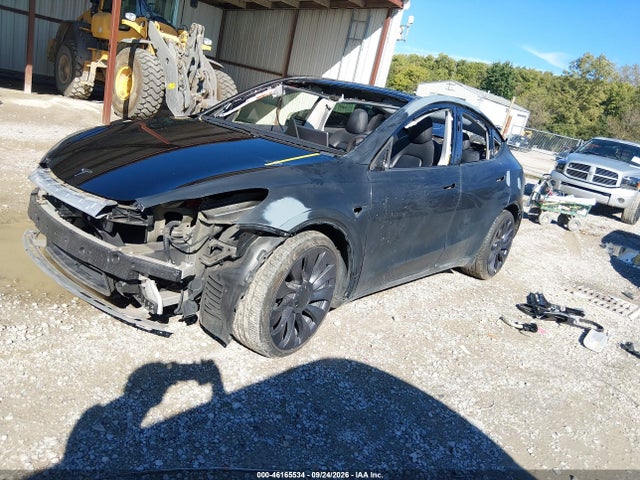 2021 Tesla Model Y Performance Dual Motor All-wheel Drive მანქანა იყიდება აუქციონზე, vin: 5YJYGDEFXMF258276, აუქციონის ნომერი: 46165534