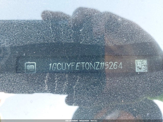 46165606 :رقم المزاد ، 1GCUYFET0NZ115264 vin ، 2022 Chevrolet Silverado 1500 Ltd 4wd  Short Bed Lt Trail Boss مزاد بيع