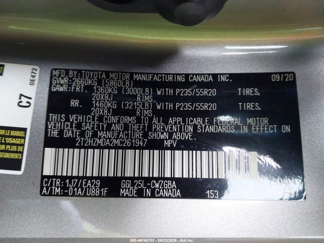 Продажа на аукционе авто 2021 Lexus Rx 350, vin: 2T2HZMDA2MC261947, номер лота: 46165702