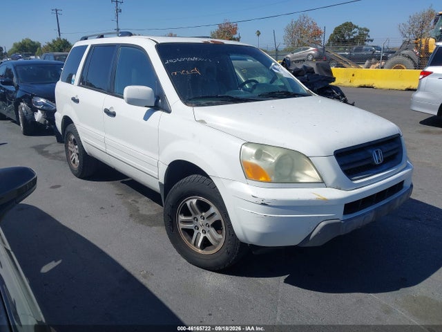 46165722 :رقم المزاد ، 2HKYF18655H530930 vin ، 2005 Honda Pilot Ex-l مزاد بيع