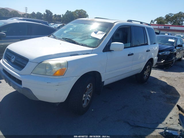46165722 :رقم المزاد ، 2HKYF18655H530930 vin ، 2005 Honda Pilot Ex-l مزاد بيع