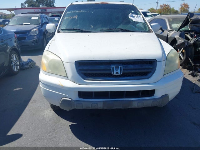 46165722 :رقم المزاد ، 2HKYF18655H530930 vin ، 2005 Honda Pilot Ex-l مزاد بيع