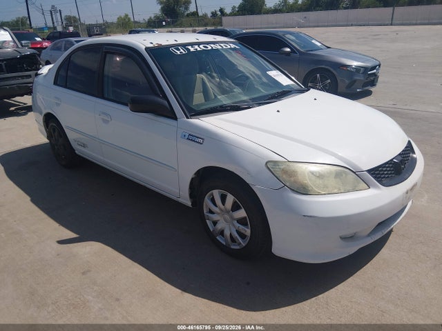46165795 :رقم المزاد ، 2HGES16595H586243 vin ، 2005 Honda Civic Lx مزاد بيع