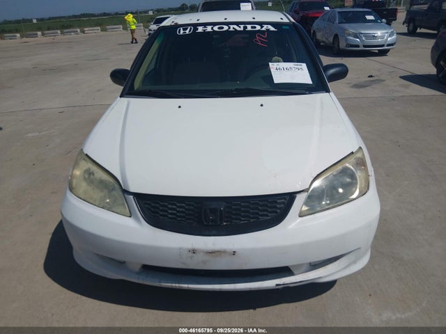 46165795 :رقم المزاد ، 2HGES16595H586243 vin ، 2005 Honda Civic Lx مزاد بيع