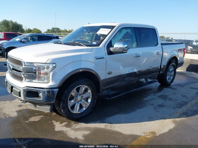2018 Ford F-150 King Ranch მანქანა იყიდება აუქციონზე, vin: 1FTEW1EG1JFB27130, აუქციონის ნომერი: 46165800