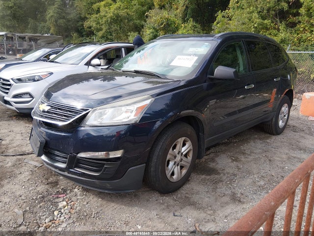 46165845 :رقم المزاد ، 1GNKRFKD8FJ241655 vin ، 2015 Chevrolet Traverse Ls مزاد بيع