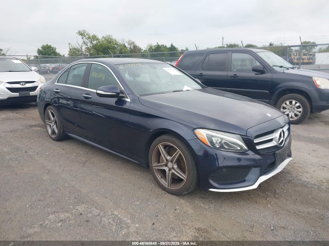 2015 Mercedes-benz C 400 4matic მანქანა იყიდება აუქციონზე, vin: 55SWF6GB4FU028363, აუქციონის ნომერი: 46165848