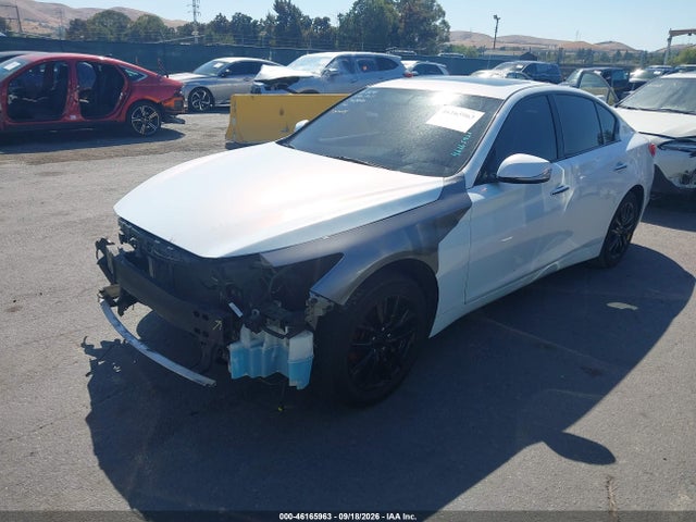2015 Infiniti Q50 Premium მანქანა იყიდება აუქციონზე, vin: JN1BV7AP9FM344266, აუქციონის ნომერი: 46165963