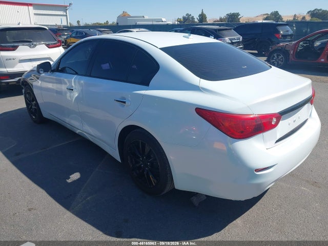 2015 Infiniti Q50 Premium მანქანა იყიდება აუქციონზე, vin: JN1BV7AP9FM344266, აუქციონის ნომერი: 46165963