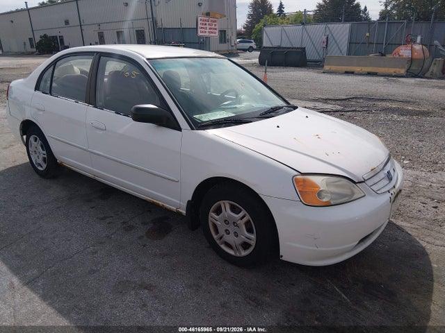 2002 Honda Civic Lx მანქანა იყიდება აუქციონზე, vin: 1HGES16502L012645, აუქციონის ნომერი: 46165965